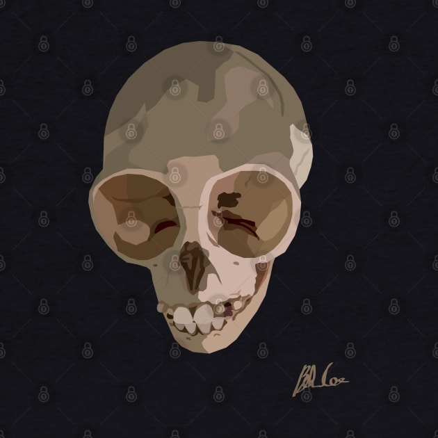 Gibbon skull by BattleBirdProductions